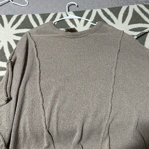 Zenana Outfitters Taupe Knit Top
